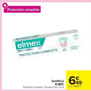 Dentifrice ELMEX