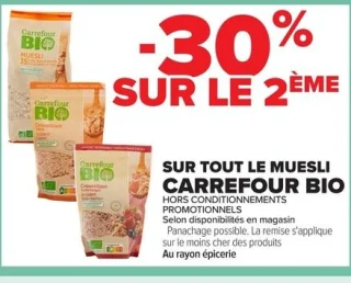 Muesli Carrefour Bio
