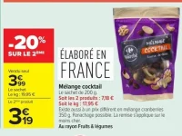 Mélange cocktail Carrefour Le Marché