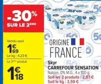 Skyr Carrefour Sensation