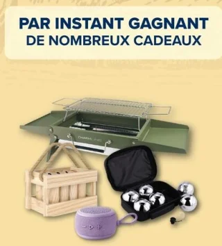 Grand Jeu Appli Reflets de France - Nombreux cadeaux par instant gagnant (barbecue, boules de pétanque, enceinte, panier...)
