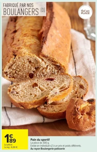 Pain du sportif
