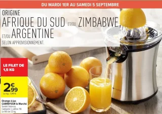 Orange à jus CARREFOUR le Marché