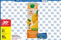 Pur jus de fruits CARREFOUR EXTRA Orange, Ananas ou Multifruits