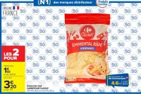 Emmental râpé CARREFOUR CLASSIC'
