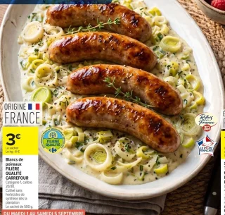 Blancs de poireaux FILIÈRE QUALITÉ CARREFOUR