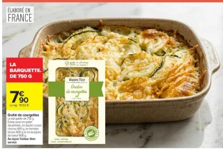 Gratin de courgettes Maison Tino