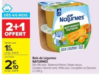 Bols de Légumes NATURNES