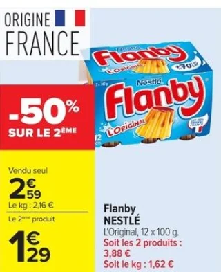 Flanby Nestlé L'Original