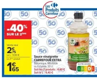 Sauce vinaigrette CARREFOUR EXTRA