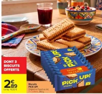 Biscuits PICK UP! Original ou Fourré au lait