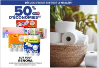 Essuie-tout et papier toilette Renova