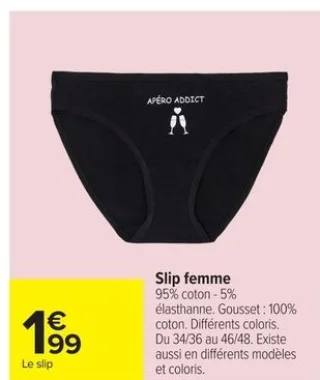 Slip femme