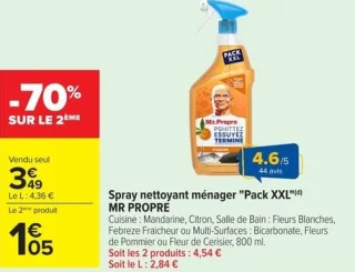 Spray nettoyant ménager "Pack XXL" MR PROPRE