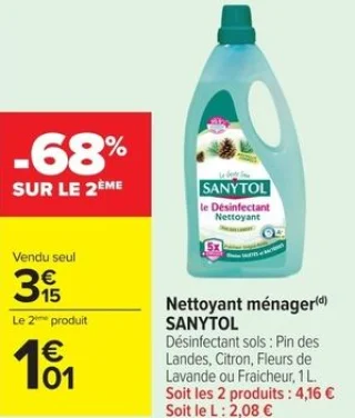 Nettoyant ménager SANYTOL