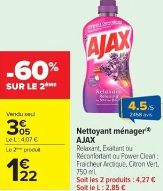 Nettoyant ménager AJAX