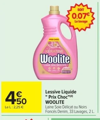 Lessive liquide Woolite