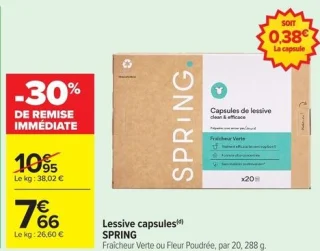 Lessive capsules SPRING