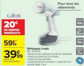 Défroisseur à main Calor DT7110C0