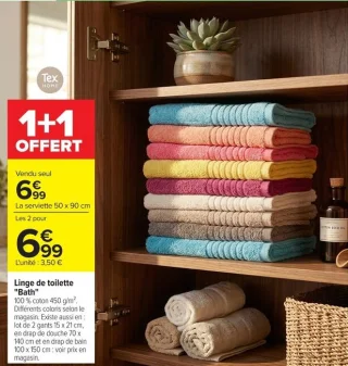 Linge de toilette "Bath" Tex Home