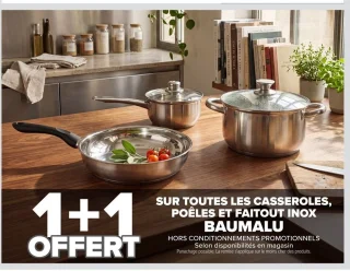 Casseroles, poêles et faitout inox Baumalu
