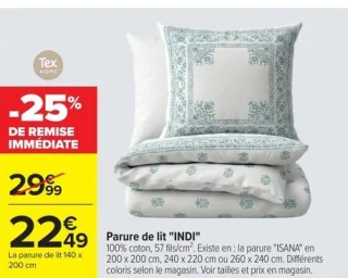 Parure de lit "INDI" Tex Home
