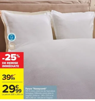 Parure "Honeycomb" Tex Home