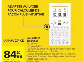 Calculatrice graphique Numworks N0110
