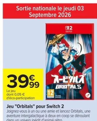 Jeu "Orbitals" pour Switch 2
