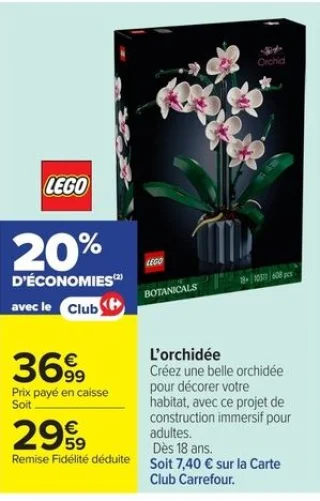 LEGO Botanicals L'orchidée 10311