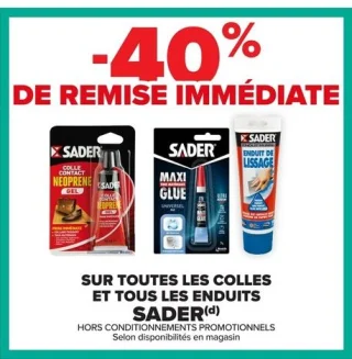 Colles et enduits Sader