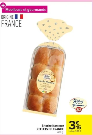 Brioche Nanterre REFLETS DE FRANCE