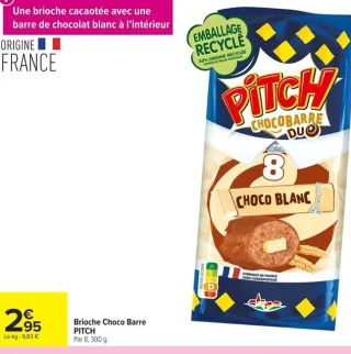 Brioche Choco Barre PITCH
