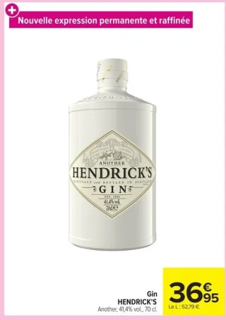 Gin HENDRICK'S Another, 41,4% vol., 70 cl.