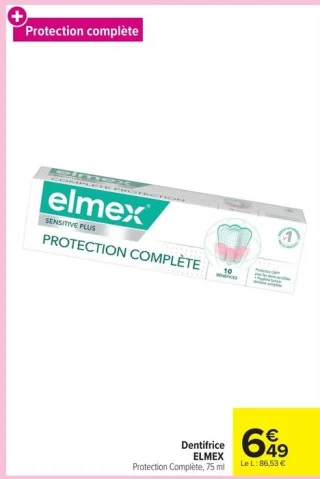 Dentifrice ELMEX Protection Complète