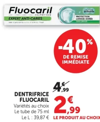 DENTIFRICE FLUOCARIL