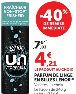 PARFUM DE LINGE EN BILLES LENOR