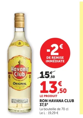 Rhum Original 3 ans Ron Havana Club