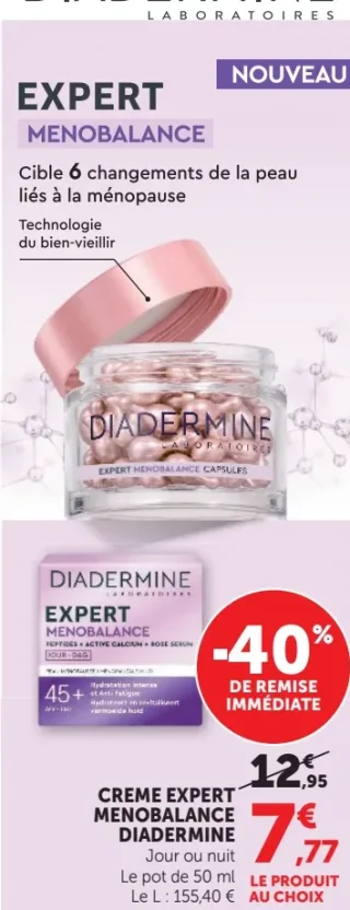 Crème Expert Menobalanace Diadermine