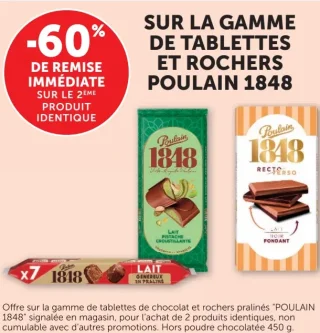 Gamme de tablettes et rochers Poulain 1848