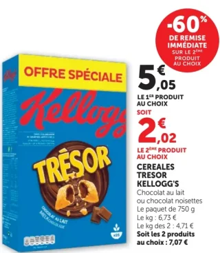 CEREALES TRESOR KELLOGG'S