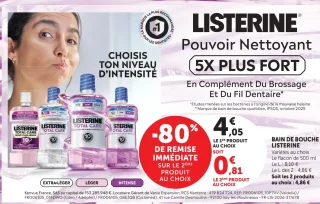 BAIN DE BOUCHE LISTERINE