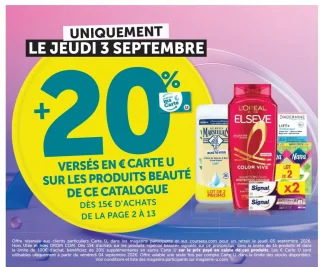 Sélection de produits de beauté de la page 2 à 13