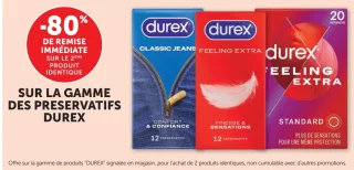 Gamme de préservatifs Durex