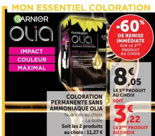 Coloration Permanente Sans Ammoniaque Olia Garnier