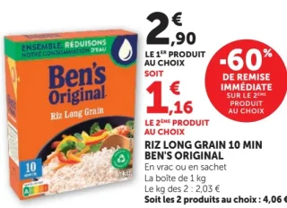 Riz Long Grain 10 min Ben's Original