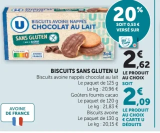 Biscuits Sans Gluten U