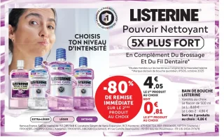 Bain de bouche Listerine Total Care / Zéro Alcool