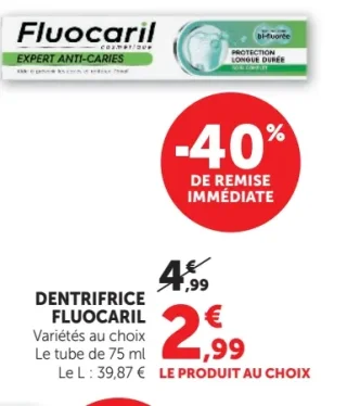 Dentifrice Fluocaril Expert Anti-Caries