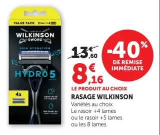 Rasage Wilkinson Hydro 5